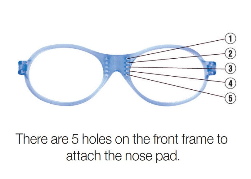 adjustable baby eyewear fittting